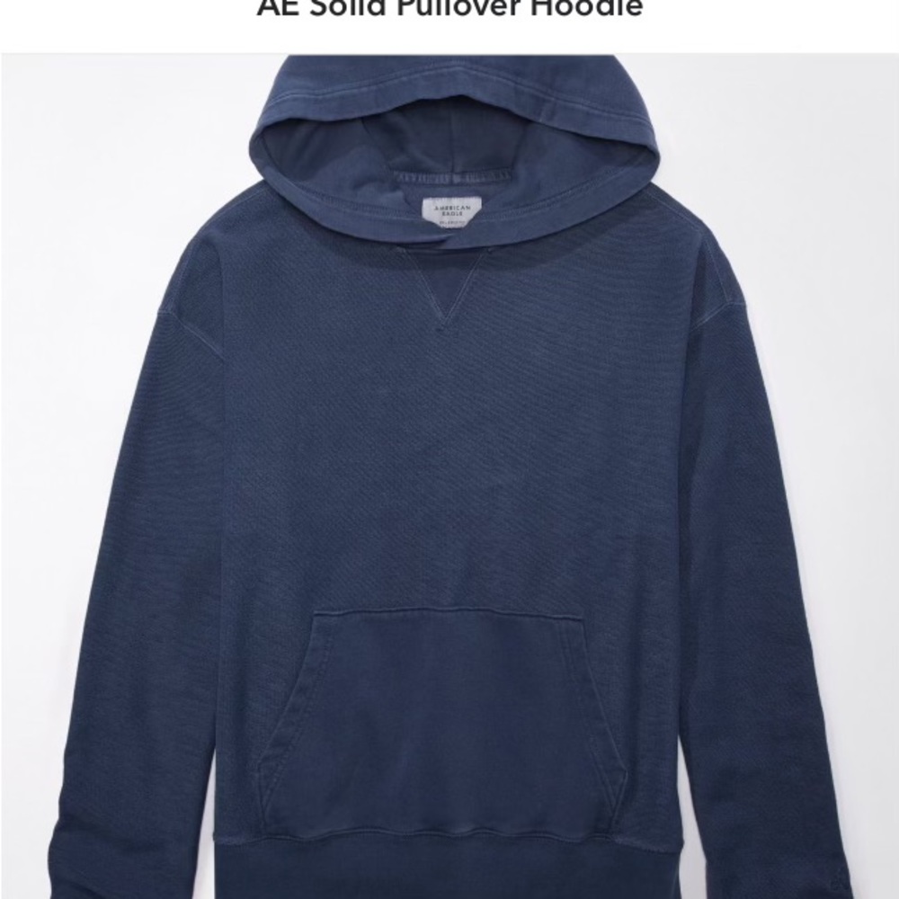 American Eagle solid pullover hoodie